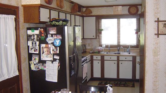 Kitchen Remodel Before Buckeye Custom Remodeling Winston salem